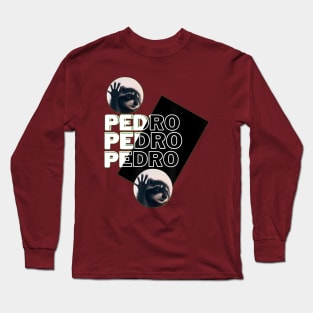 Funny Pedro Racoon Dance Popular  Meme Long Sleeve T-Shirt